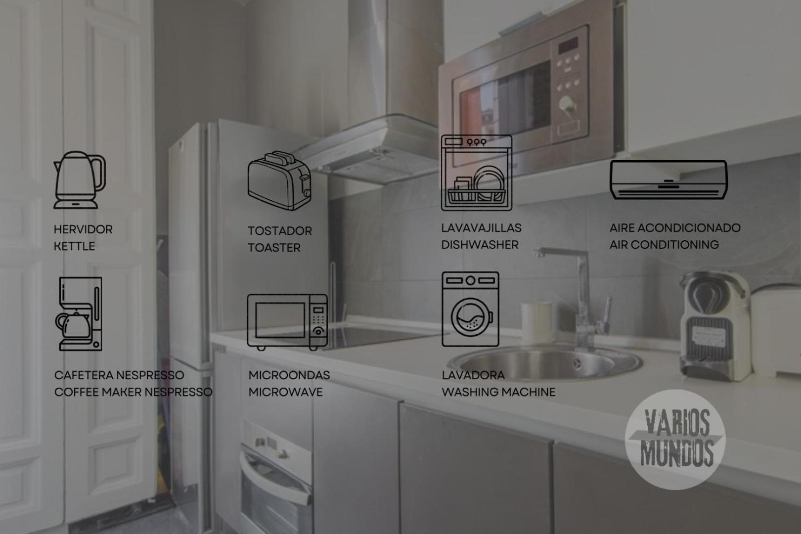 Great Apt Para 6Pax In The Heart Of Madrid Center Екстериор снимка