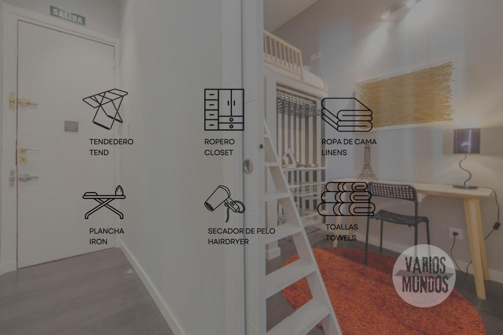 Great Apt Para 6Pax In The Heart Of Madrid Center Екстериор снимка